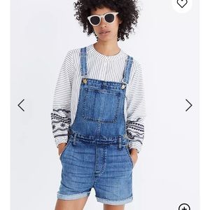 Madewell short overalls